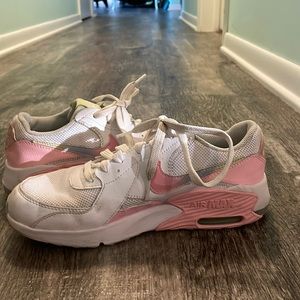 Pink Nike Air Maxes 6Y
